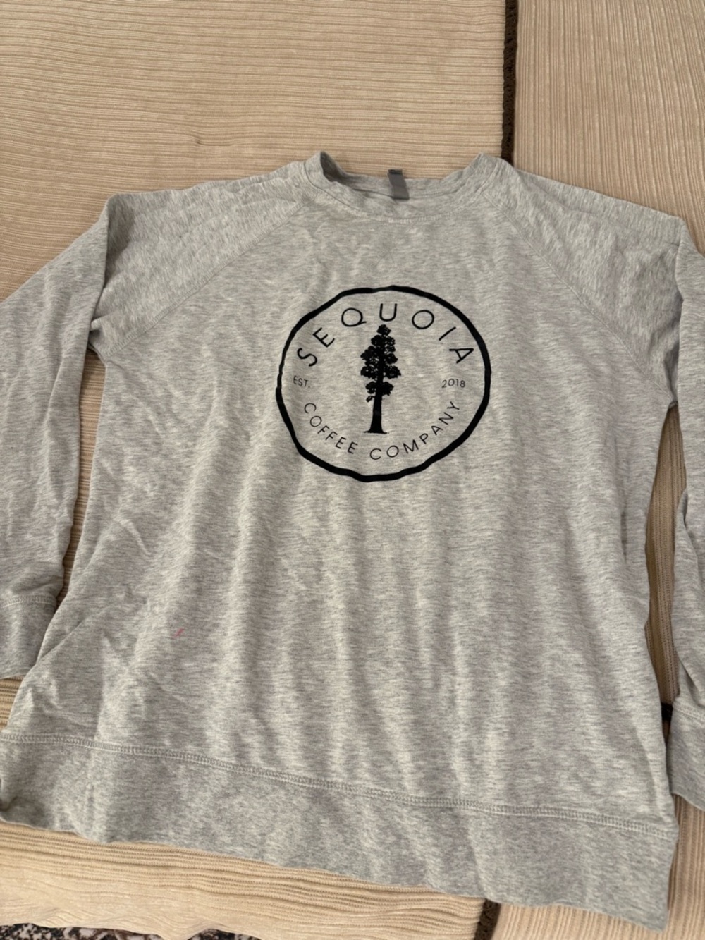 Sequoia Coffee Company Grey Logo Sweatshirt
